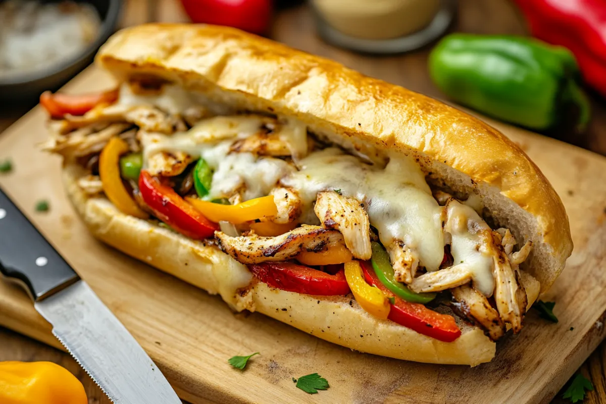 Chicken Philly Cheesesteak