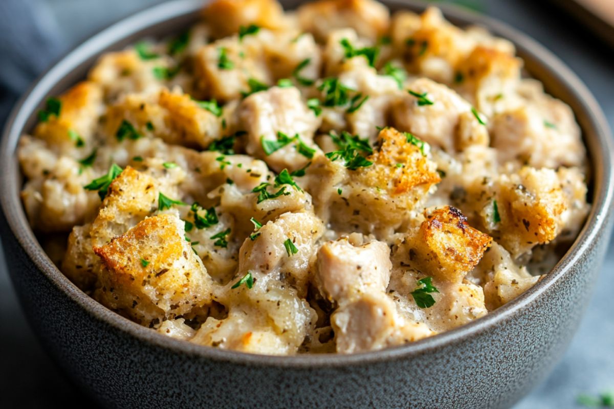 Crockpot Chicken and Stuffing