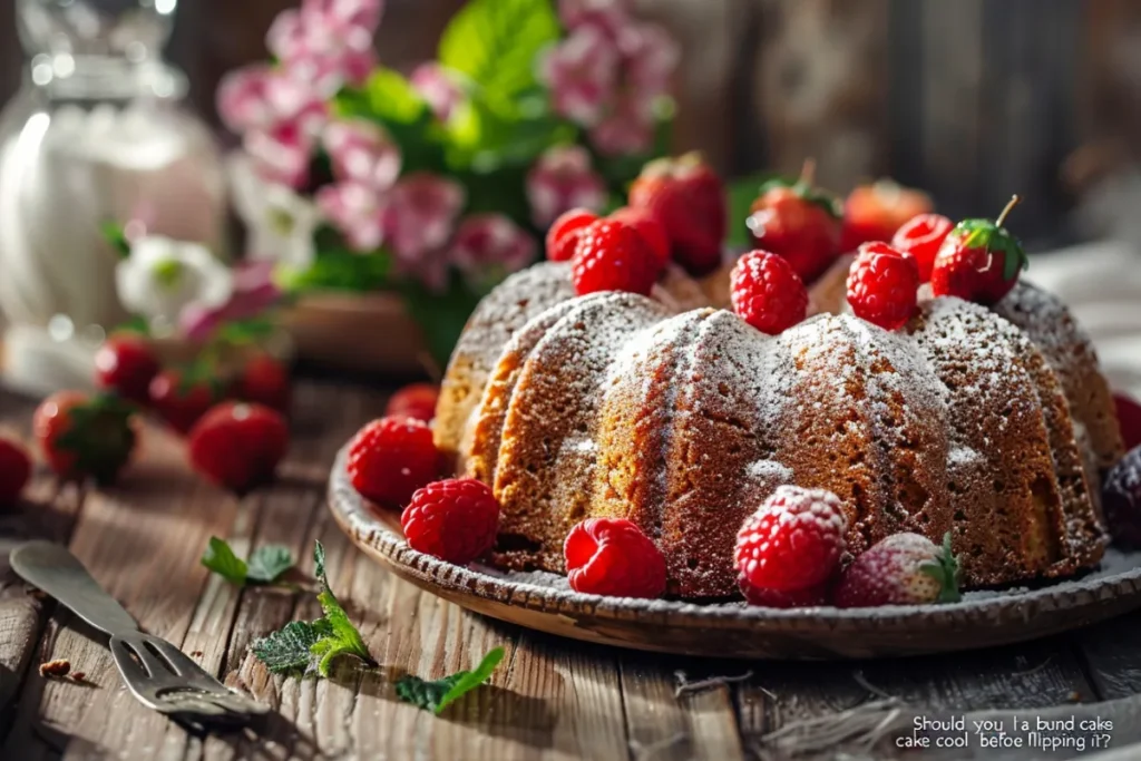 Should You Let a Bundt Cake Cool Before Flipping It?