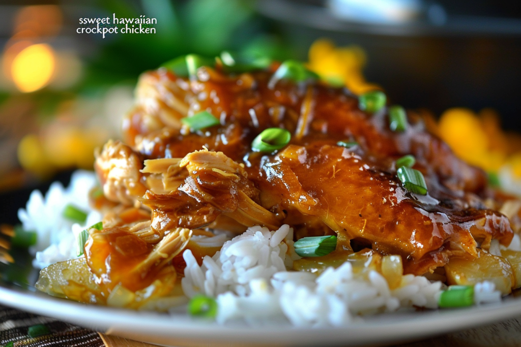 Sweet Hawaiian Crockpot Chicken